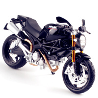 美驰图1:12仿真合金摩托车模型Ducati Monster 696杜卡 DucatiMonster696黑色