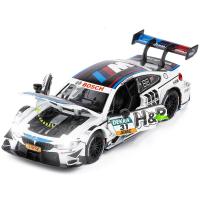 金属仿真1:32适用于宝马DTM赛车M4宾利合金小汽车模型玩具 M4DTM白色31号