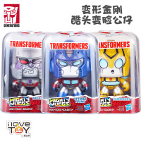 孩之宝变形金刚酷头变脸公仔擎天柱威震天大蜂红蜘蛛潮玩具摆件