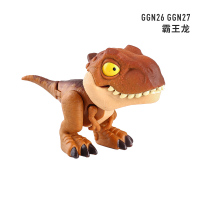 美泰侏罗纪世界2收藏小恐龙可动仿真模型霸王龙潮玩具手办摆件 霸王龙GGN26[GGN27]