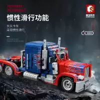 兼容乐高科技机械组森宝积械狂飙彼得比尔特擎天难度拼装积木玩具