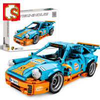 科技系列布嘉迪威龙兰博基尼成年高难度遥控拼装积木玩具跑车模型 -入门版♠保识捷跑车