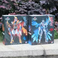 正版铠甲勇士5猎铠马帅鹰帅进化版可动人偶手办武器玩偶 进化版(马帅+鹰帅)