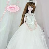 叶罗丽花蕾城堡夜萝莉娃娃孔雀宝石冰晶宫玩具波西米亚灵公主齐娜 婚纱公主(29CM娃娃)