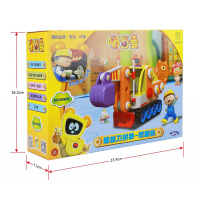 嘟当曼玩具变形潜水艇大冒险场景消防车警车出动救护车城市大救援 螺丝刀拼装挖掘机