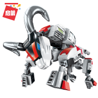 核晶少年机甲积木拼装玩具变形合体机器人金刚重甲牛疾风羊 3604疾风羊(248颗粒)