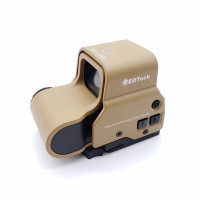 玩具配件15倍镜全息配件海螺八倍4倍6倍榴弹炮红点手电红外支架水晶弹快拔套包 沙色558