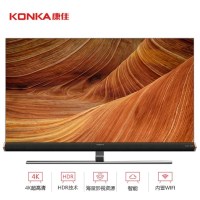 康佳(KONKA)LED65A2 65英寸2.8mm钢化玻璃背板 超薄机身人工智能2.0 2GB+16GB 4K平板电视