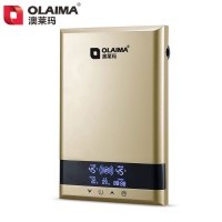 OLAIMA澳莱玛 高端厨卫 智能电器 ZLF5-HW-85A电热水器金色无需储水淋浴快热速热