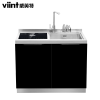 Viint威英特 高端电器 智能厨电 钢化玻璃不锈钢 水槽洗碗机 8648-B