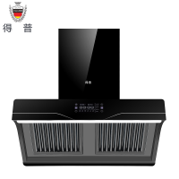 Depu得普电器 大吸力油烟机DP-Y301(黑色)智能体感 油烟分离网自动热除油技术 得普家用电器