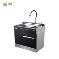 JINLAN金兰高端厨卫电器 集成水槽厨房手工水槽家用抽拉式X8-900S