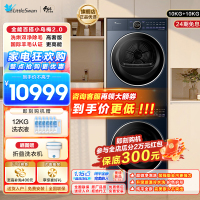 小天鹅(LittleSwan)洗烘套装纯平全嵌微净泡洗烘双净除毛 TG10VE60+VE60 小乌梅2.0高奢版