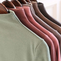 阳离子打底衫女韩国秋冬新款半高领纯色高弹保暖保暖衫保暖上衣