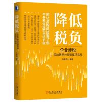 降低税负 企业涉税风防范与节税技巧实战 马昌尧著规避纳税风提高节税技巧财务会计财务管理企业管理