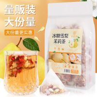 谯韵堂 冰糖雪梨茉莉茶250g/袋三角包茶花果茶(25小包)