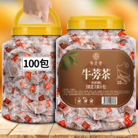 谯韵堂 牛蒡茶三角包茶100包金牛蒡片新鲜牛旁牛榜茶实惠大罐装