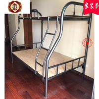 上下铺铁床员工宿舍床双层铁艺1.2米1.5米成人子母公寓高低双人床