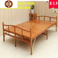 竹木沙发床折叠床午休床躺椅床单人床双人床凉席竹床实木睡床