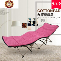 绒面折叠床加厚保暖垫子行军床床垫躺椅午休床棉垫木板床睡I