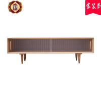 三维工匠北欧实木电视柜现代简约电视机柜茶几组合套装小户型客厅简易地柜