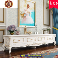 三维工匠欧式茶几电视柜组合套装客厅轻奢小户型卧室多功能经济型现代简约