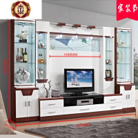 三维工匠特价组合柜电视柜酒柜厅柜影视背景墙柜简约现代新中式客厅家具