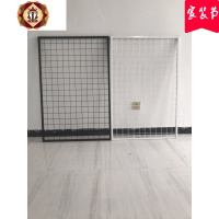 三维工匠带边框铁艺网片网格挂钩铁网货架饰品展示架幼儿园展架家用照片墙