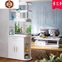 三维工匠特价客厅带鱼缸隔断柜入户玄关鞋柜双面酒柜进间厅柜装饰屏风柜