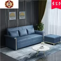 三维工匠轻奢沙发床两用可折叠多功能小户型客厅