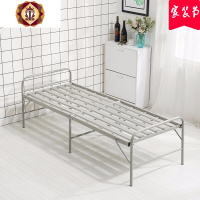 三维工匠可折叠床钢丝床单人折叠床1.2米家用1.5米双人床简易经济型铁床午