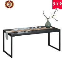 三维工匠新中式实木原木茶桌椅组合办公室功夫喝泡茶桌简约禅意茶艺台茶几
