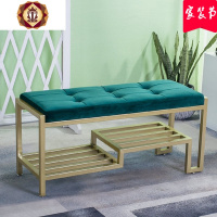 三维工匠轻奢口换鞋凳简约现代服装店鞋店个红换鞋凳家用沙发床尾凳