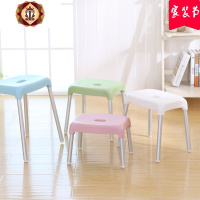 三维工匠加厚型儿童矮凳浴室凳方凳小板凳换鞋凳成人凳脚凳收纳凳金属凳脚