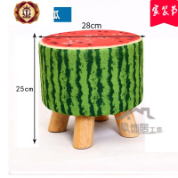 三维工匠实木凳子水果凳家用矮凳换鞋凳坐墩小板凳儿客厅时尚家用童沙发凳