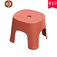三维工匠塑料凳子家用圆凳浴室排凳加厚成人换鞋凳矮凳儿童小凳子创意板凳