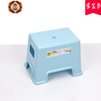 三维工匠小凳子家用塑料矮凳餐桌凳加厚板凳儿童换鞋防滑凳洗澡堡垒凳方形
