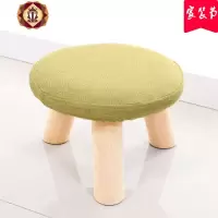 三维工匠小凳子家用实木换鞋凳茶几矮凳客厅创意儿童成人小板凳沙发圆凳子