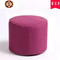 三维工匠换鞋凳布艺小矮凳脚凳客厅茶几凳圆凳梳妆凳时尚坐墩创意沙发凳子