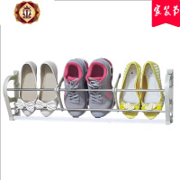 三维工匠免钉防盗后挂式鞋架磁粘鞋架省空间家用创意收纳架拖鞋架