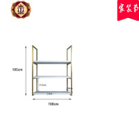 三维工匠鞋店鞋架展示架上墙铁艺创意女鞋商用童鞋多层自由组合店铺金色