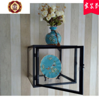 三维工匠铁艺鞋店鞋架上墙鞋托服装店包包商用展示架时尚橱窗精品货柜免邮