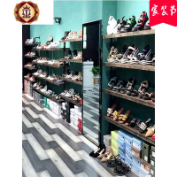 三维工匠鞋店鞋架展示架包包货架落地式上墙鞋子展示架童鞋货架女鞋展示架