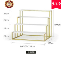 三维工匠网红设计师鞋店高低桌流水台橱窗展示台女装中岛架多层鞋架包包架