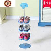 三维工匠宝宝鞋架卡通动物立体儿童鞋架 落地式鞋子收纳 可爱小孩生日