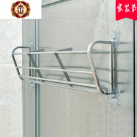 三维工匠家用不锈钢新款免打孔后挂式鞋架免钉鞋柜防盗鞋架粘贴置物架