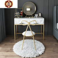 三维工匠北欧风70CM梳妆台卧室 现代简约网红ins轻奢化妆台梳妆台电脑一体