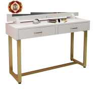 三维工匠梳妆台网红摄影彩妆工作室化妆桌影楼婚纱店专业带灯泡化妆台