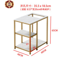 三维工匠北欧大理石泡茶桌沙发茶几边几圆桌现代轻奢小户型客厅角柜床头柜