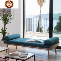 三维工匠北欧实木换鞋凳家用口创意春凳新中式情趣床尾凳全实木现代简约